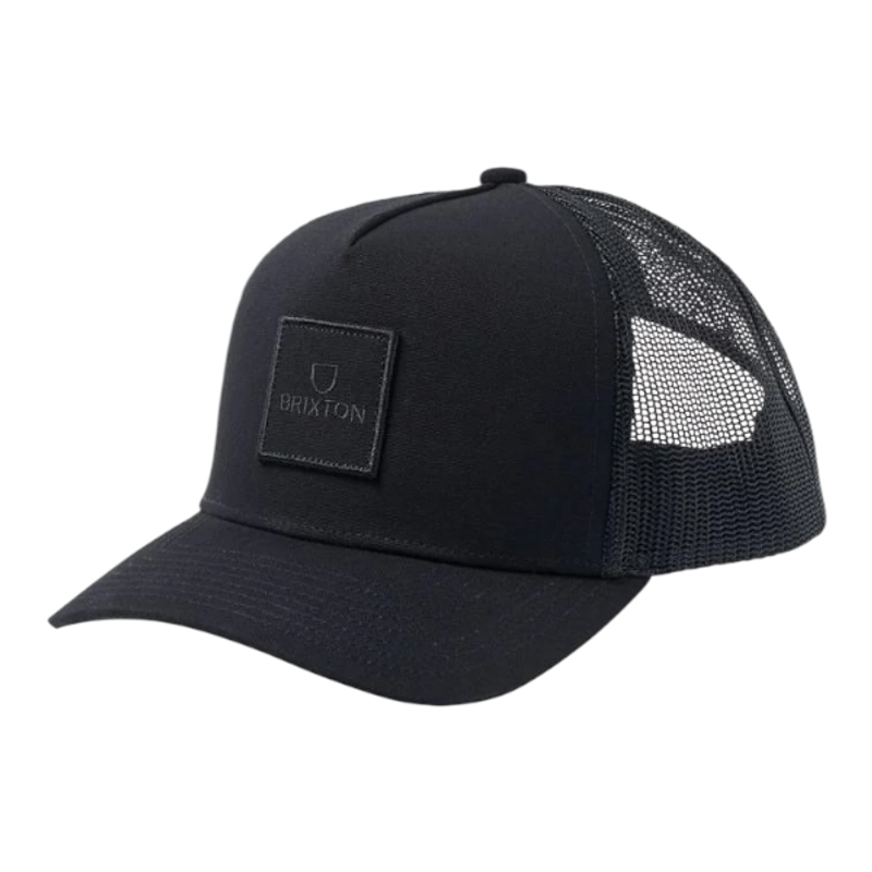 Brixton Alpha Block Netplus Trucker Black