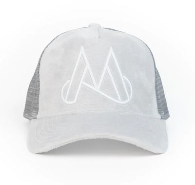 Maggiore Unlimited Edition M logo Grey - White Logo Trucker Cap