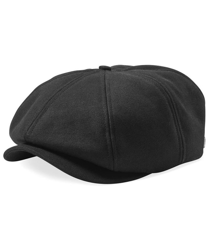 Brixton Brood Sherpa Newsboy Cap Black - Brixton