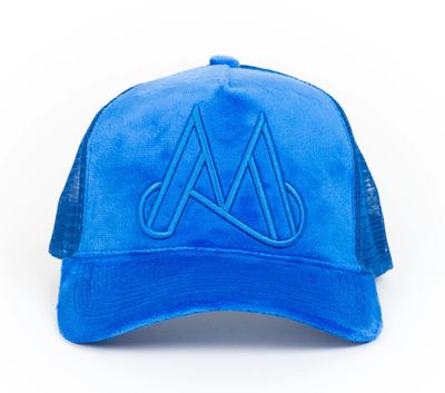 Maggiore Unlimited Edition M logo Blue Trucker Cap