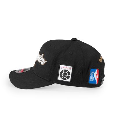 Allstar Script Patch - Los Angeles Lakers Black - Mitchell & Ness