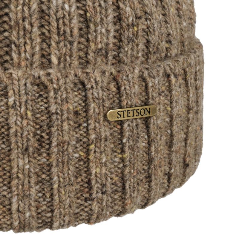 Donegal Beanie Hat Brown/Beige with Cuff - Setson