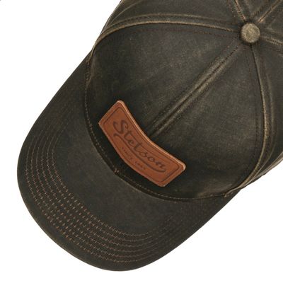 Baseball Cap CO/PES Leather Patch - Stetson