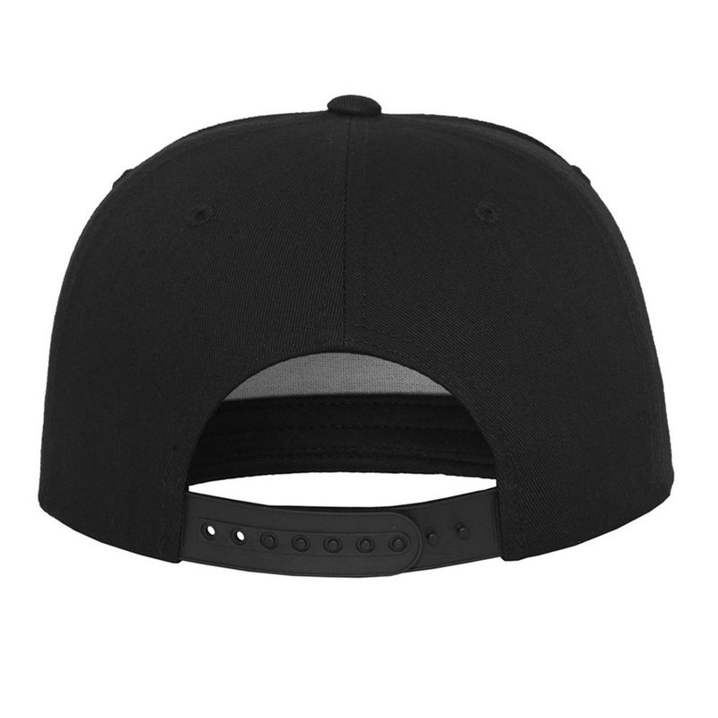 Yupoong-Flexfit Baseball 5-Panel Snapback Black 6007