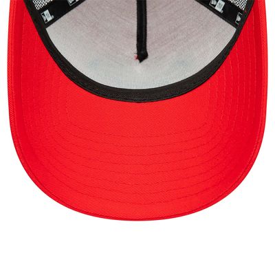 Chicago Bulls Red Camo Infill A-Frame Trucker Cap - New Era