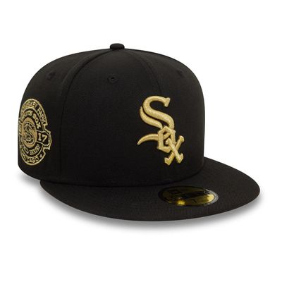 Chicago White Sox Cooperstown Metallic Black 59FIFTY Fitted Cap - New Era