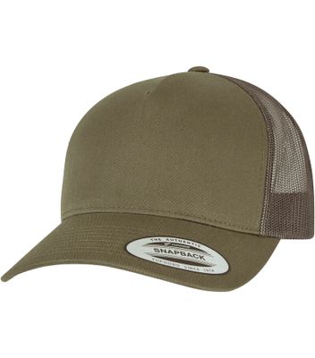 Retro Chocolate Chip/Greyish Brown 6506 Trucker - Yupoong