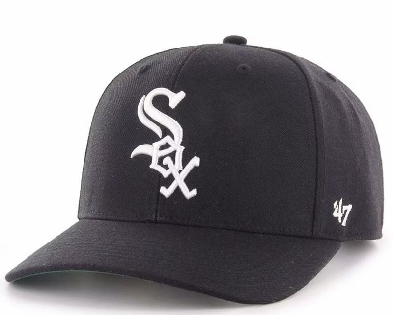 Chicago White Sox Cold Zone Black/White Cap - 47 Brand