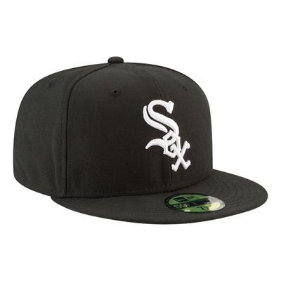 Chicago White Sox Authentic On Field Game Black 59FIFTY Cap -NOS- New Era