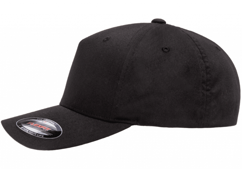 Flexfit 5-Panel Premium Black 6560 - Yupoong