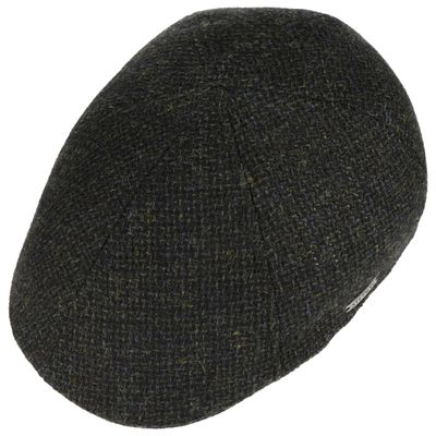 Stetson Texas Classic Wool Flat Cap Dark Forest