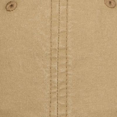 Baseball Cap Delave Organic Cotton Dark Beige - Stetson