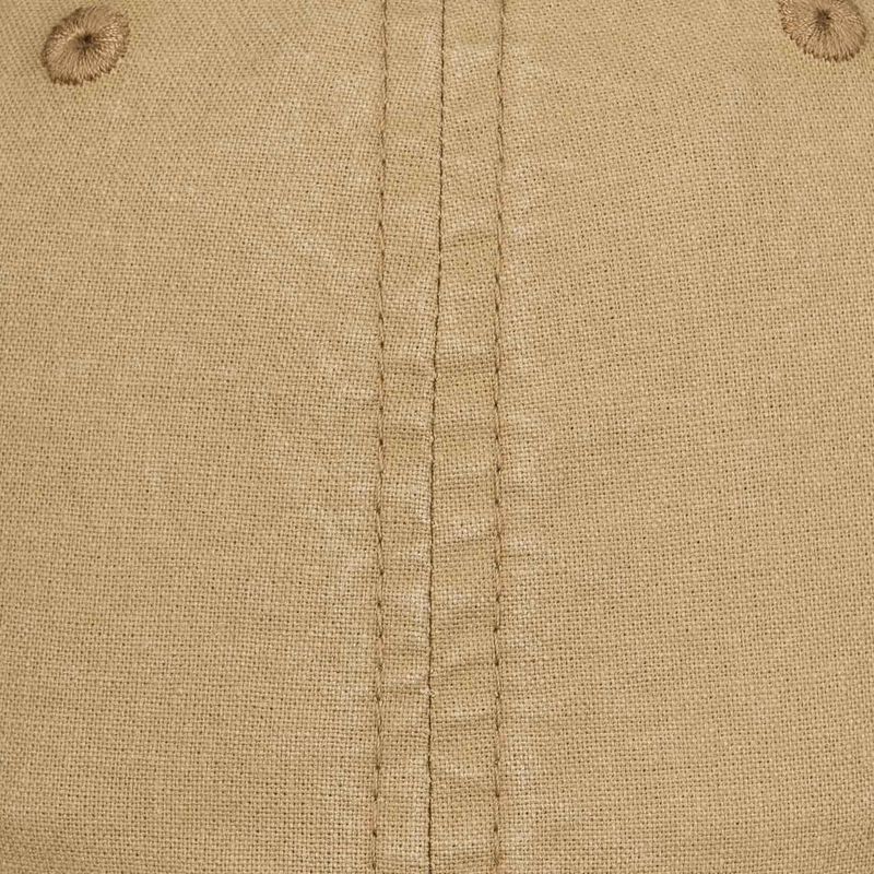 Baseball Cap Delave Organic Cotton Dark Beige - Stetson