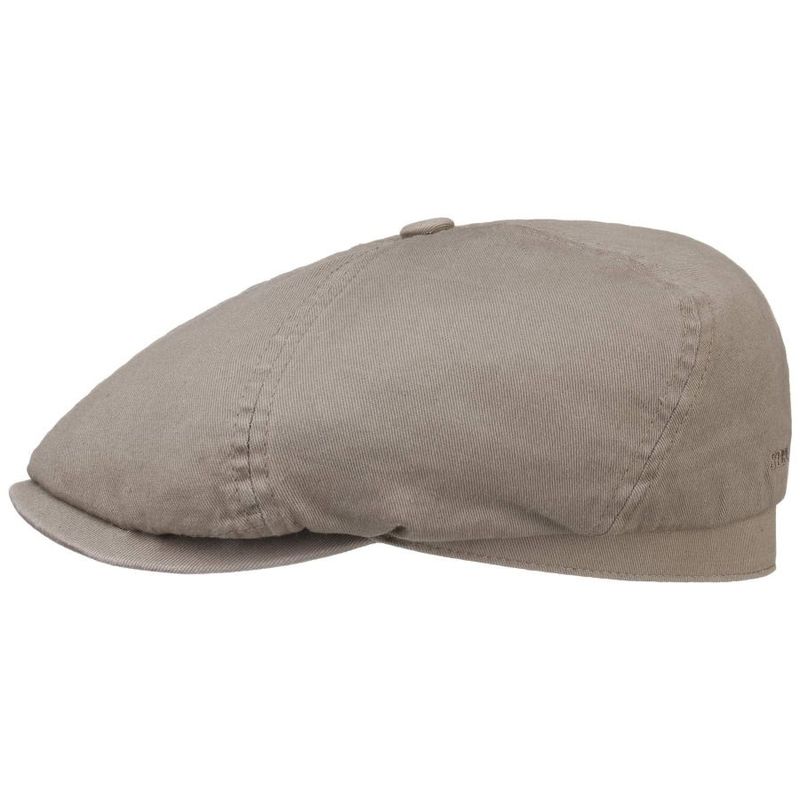 6-Panel Cap Cotton Twill Grey - Stetson