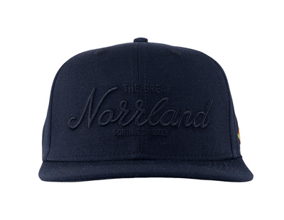 The Great Norrland Snapback All Black - SQRTN