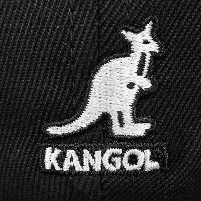 Wool 504 Flexfit Flat Cap/Gubbkeps Black - Kangol