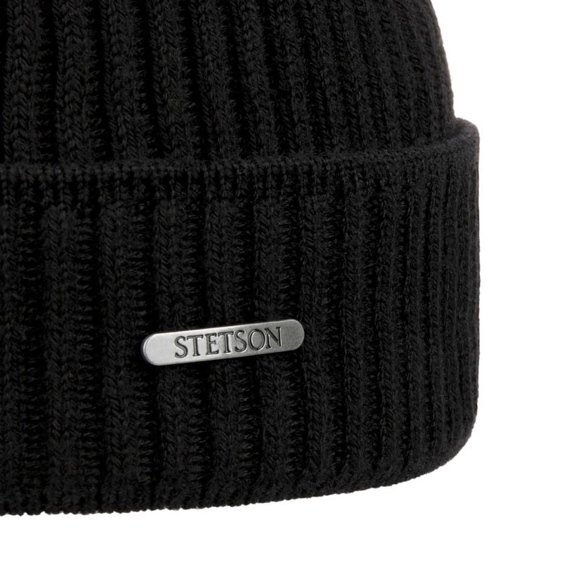 Stetson Parkman Knit Beanie Black