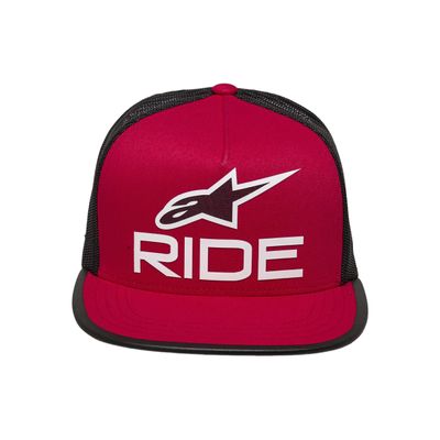 Ride 4.0 Trucker Hat Red/Black/White - Alpinestars