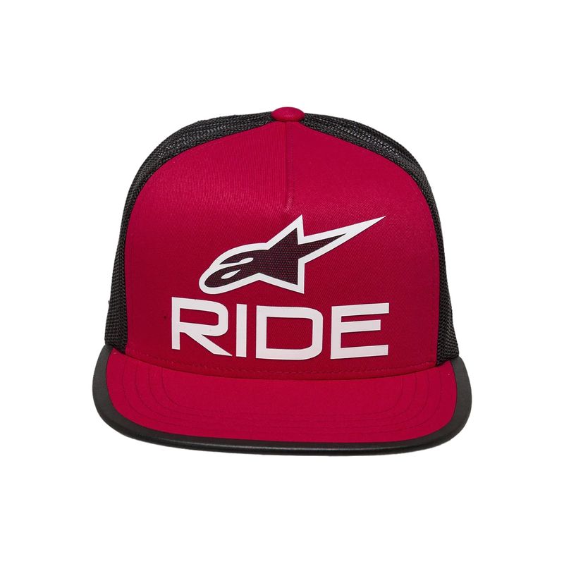 Ride 4.0 Trucker Hat Red/Black/White - Alpinestars