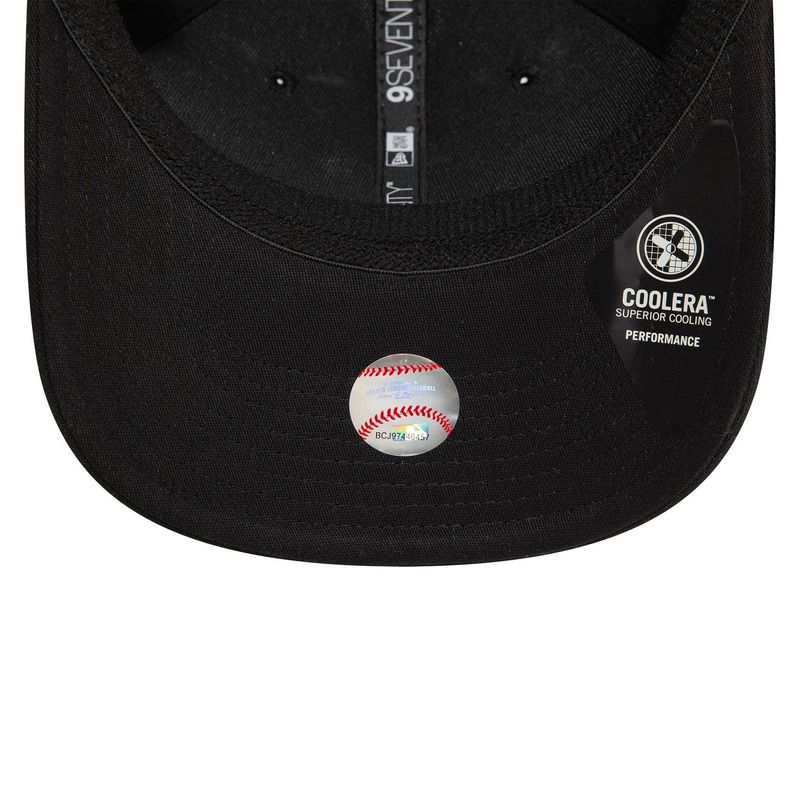 LA Dodgers Monochrome Black 9SEVENTY Stretch Snap Adjustable Cap- New Era