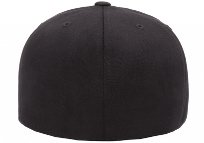 Flexfit keps Flat Brim Fitted Black 6277FV - Flexfit