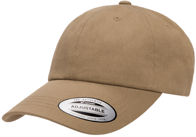 Dad Cap Low Profile Cotton Twill Khaki Reglerbar - Yupoong