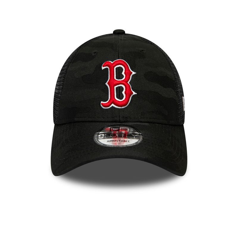 Boston Red Sox Seasonal The League Black Camo Trucker 9Forty - New Era