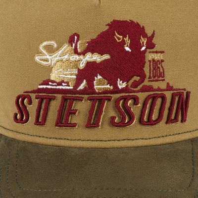 Stronger Bison Trucker Cap Bourdeaux  - Stetson