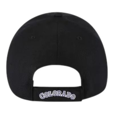 ’47 MVP Colorado Rockies Adjustable Black Cap - 47Brand