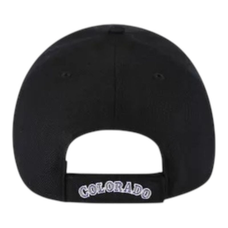’47 MVP Colorado Rockies Adjustable Black Cap - 47Brand