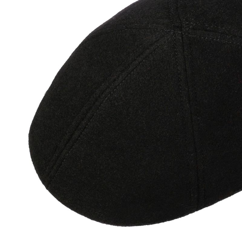 Texas Wool/Cashmere Black Gatsby Cap - Stetson