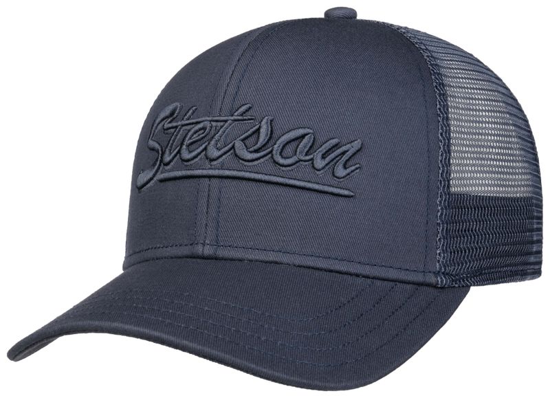 Stetson Baseball Cap Monochrome Navy