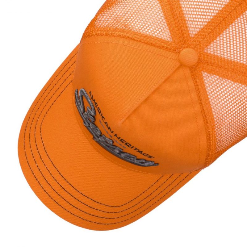 Trucker Cap American Heritage Classic Orange  - Stetson