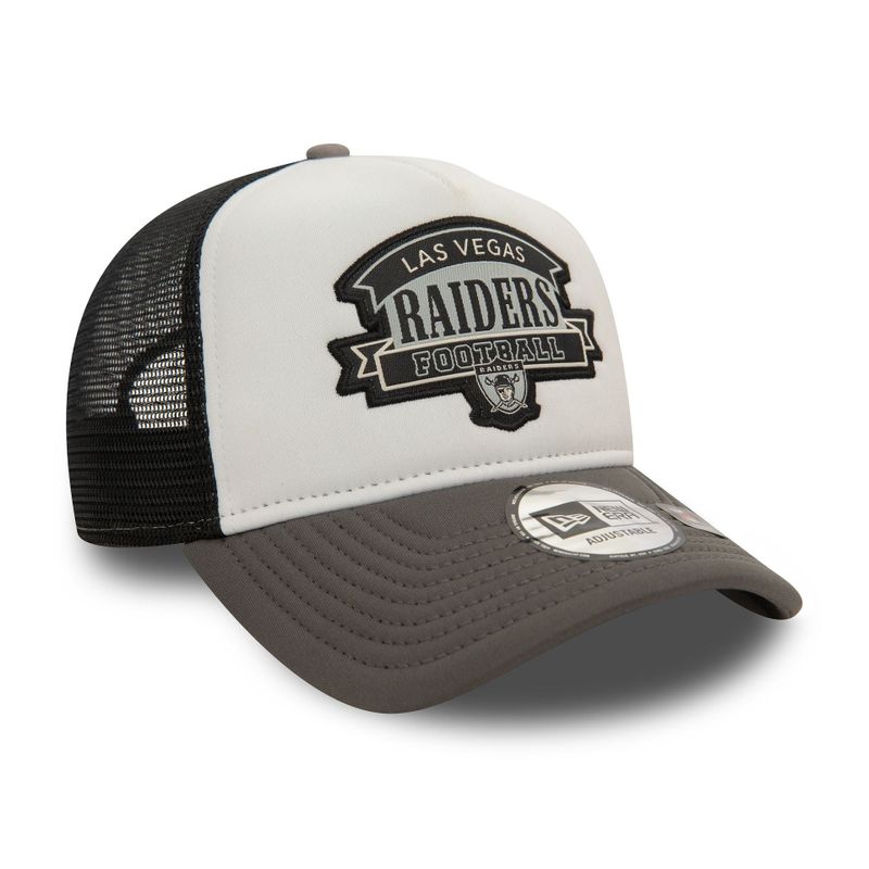 Las Vegas NFL Dark Grey E-Frame Trucker Cap - New Era