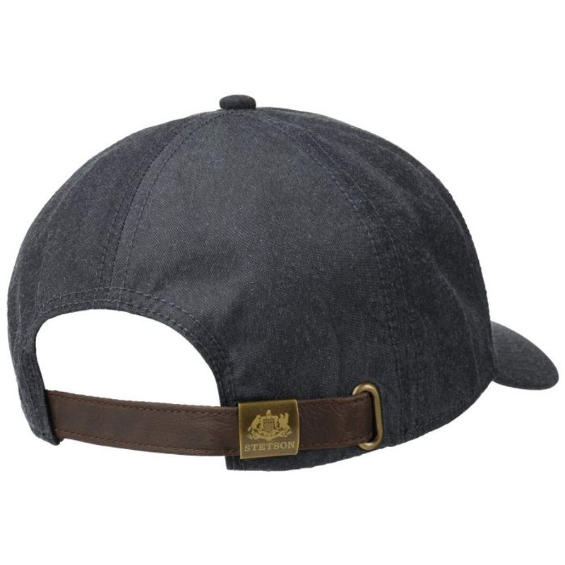 Waxed Cotton Cap UV Protected Anthracite OS - Stetson