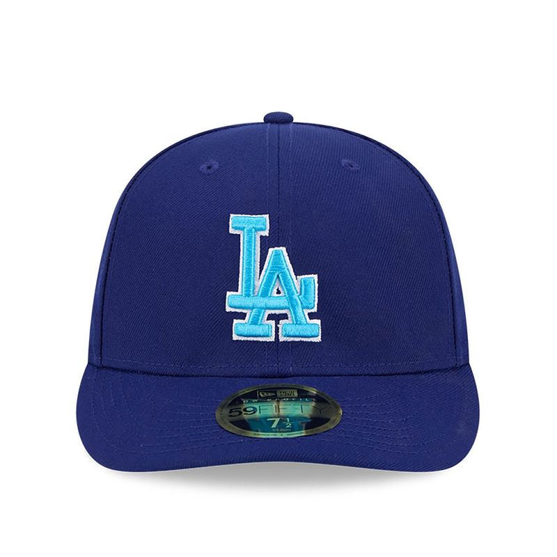 LA Dodgers MLB Father's Day 2024 Dark Blue Low Profile 59FIFTY Fitted Cap - New Era