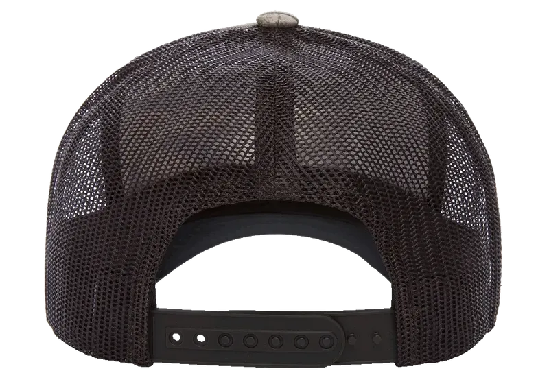 YP Classics Realtree Camo Retro Brown Trucker Cap