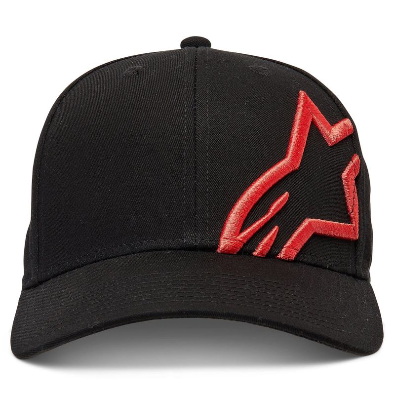 Corp 2 Snap Hat Black/Warm Red - Alpinestars