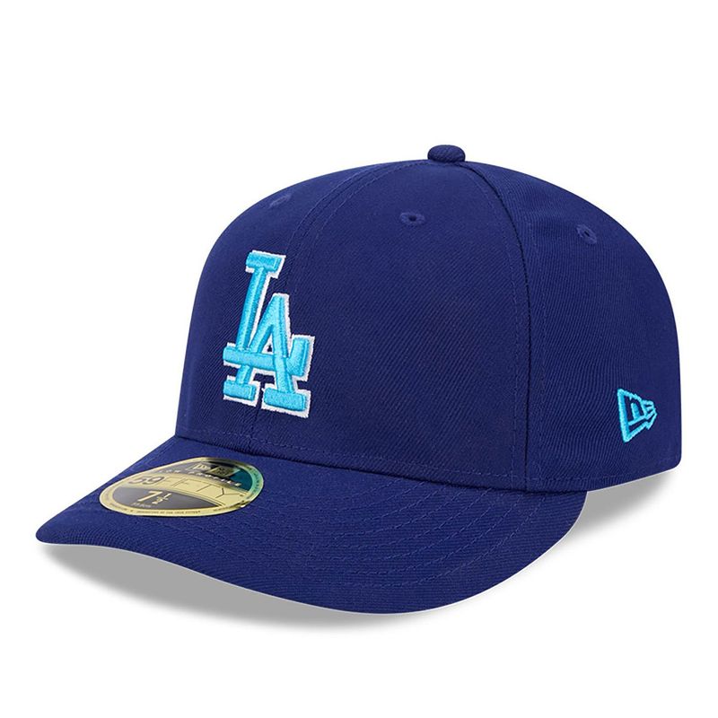 LA Dodgers MLB Father's Day 2024 Dark Blue Low Profile 59FIFTY Fitted Cap - New Era