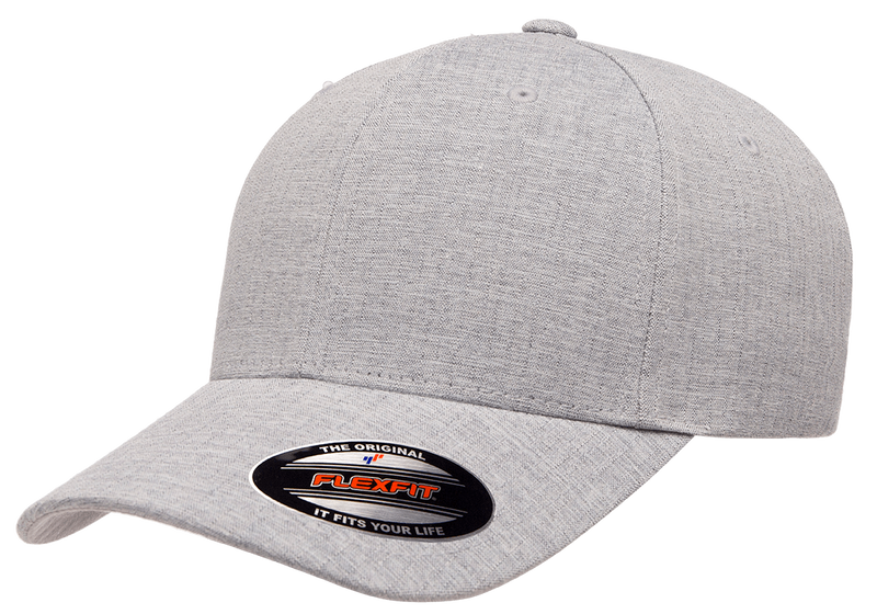 Flexfit® Heatherlight Silver Melange Cap - Flexfit/Yupoong