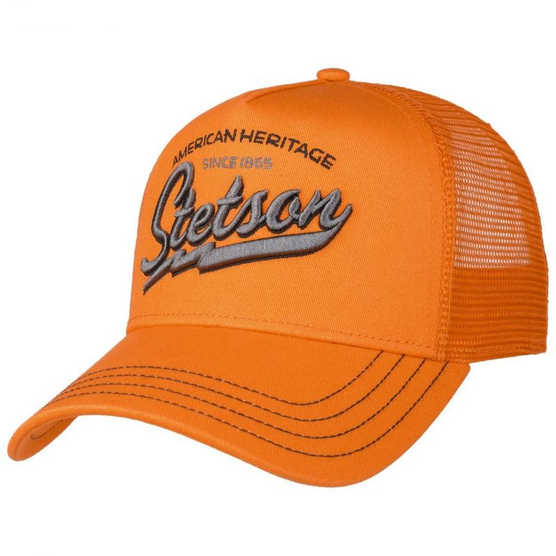 Trucker Cap American Heritage Classic Orange  - Stetson