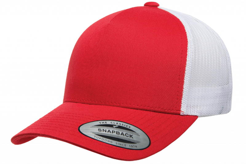 Trucker Flexfit Retro Red/White 6506 från Flexfit i lager