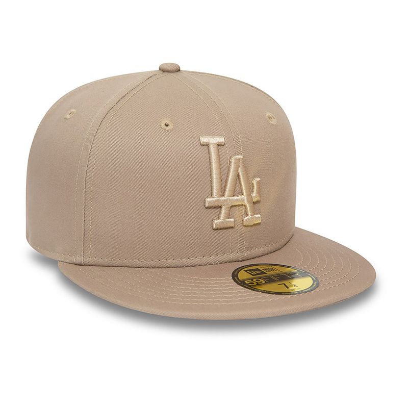 LA Dodgers League Essential Pastel Brown 59FIFTY Fitted Cap - New Era