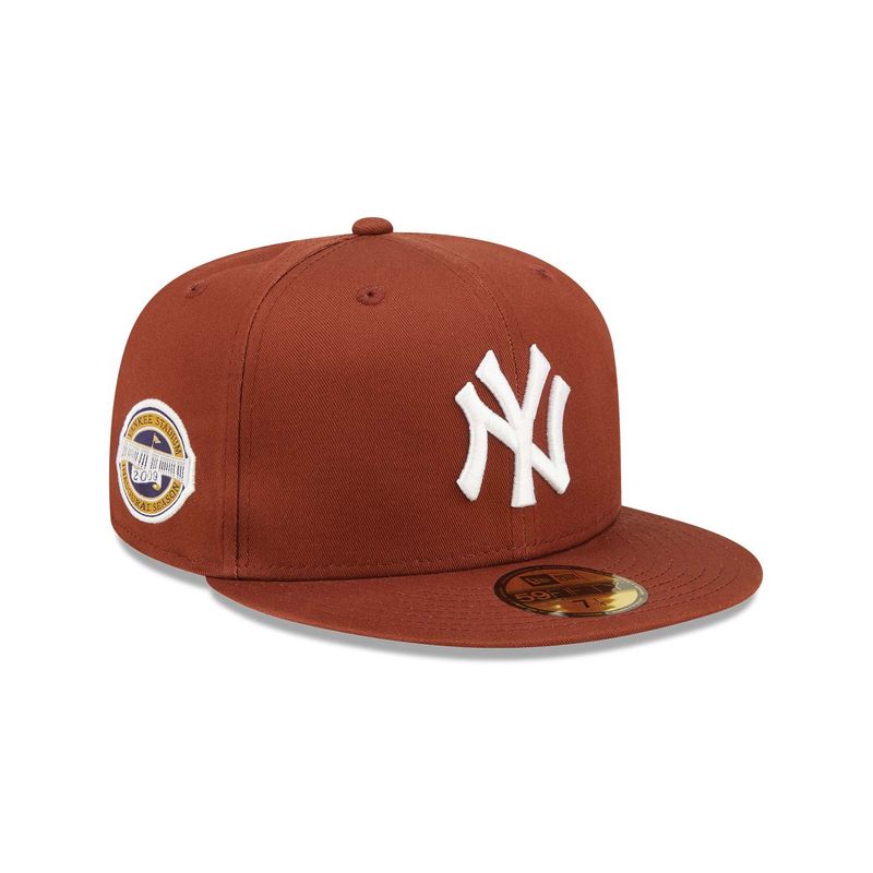 59fifty New York Yankees Patch Fitted Cap Brown  - New Era