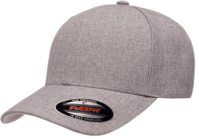 Flexfit® Heatherlight Grey Melange Cap - Flexfit/Yupoong