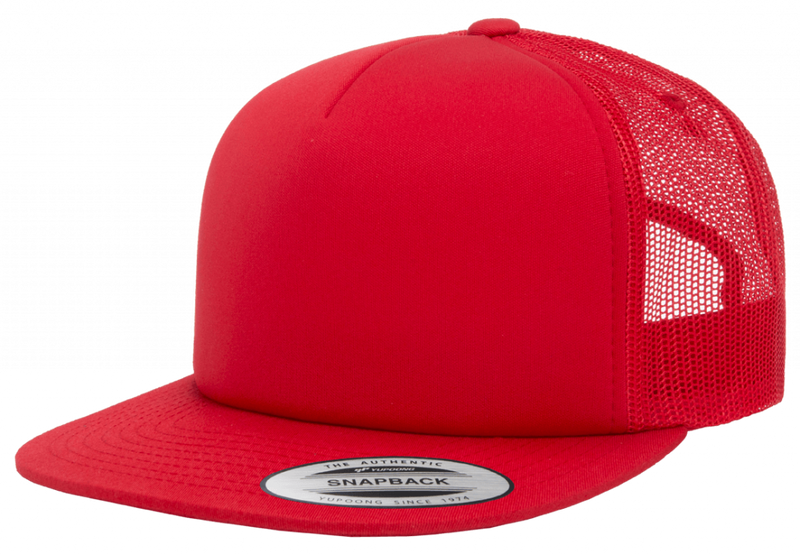 Foam Trucker Keps Red 6005FF - Yupoong - Fri frakt