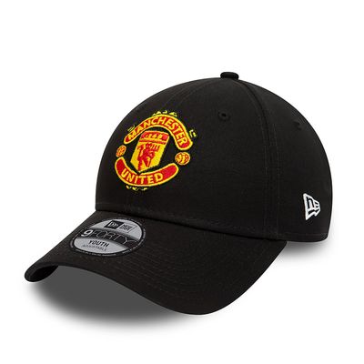 Manchester United FC CHILD Black 9FORTY Adjustable Cap - New Era