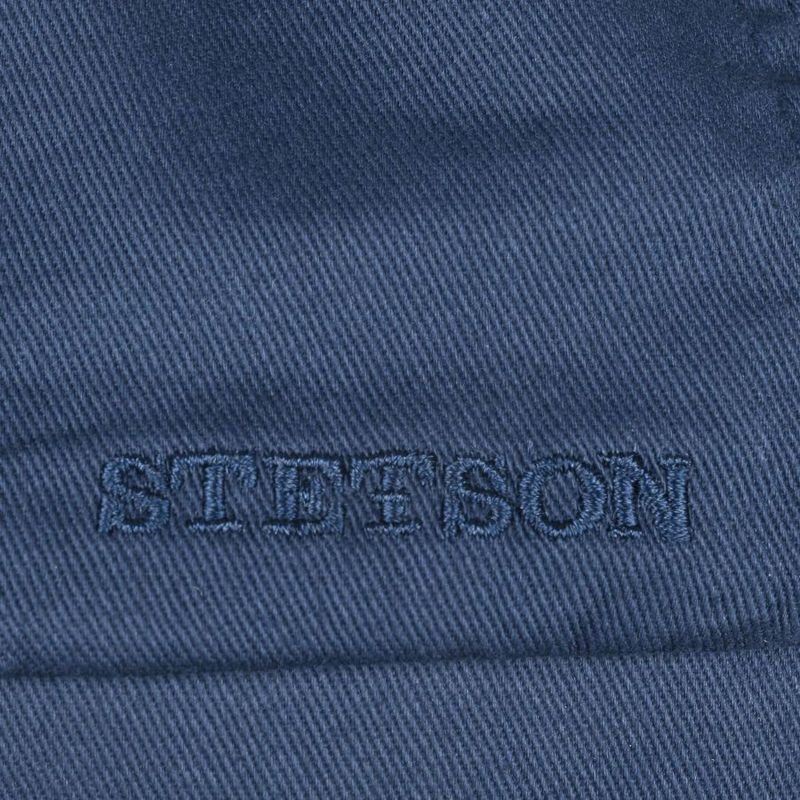Cotton Twill Flat Cap Navy - Stetson