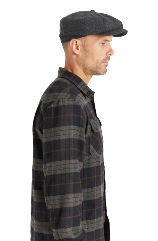 Brood Baggy Snap Cap Black/Grey - Brixton
