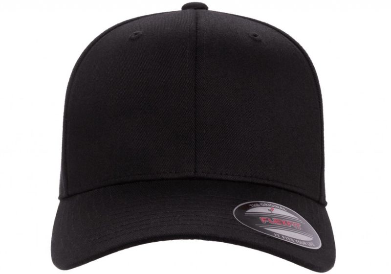 Flexfit Original Wooly Combed Black/Black - Flexfit